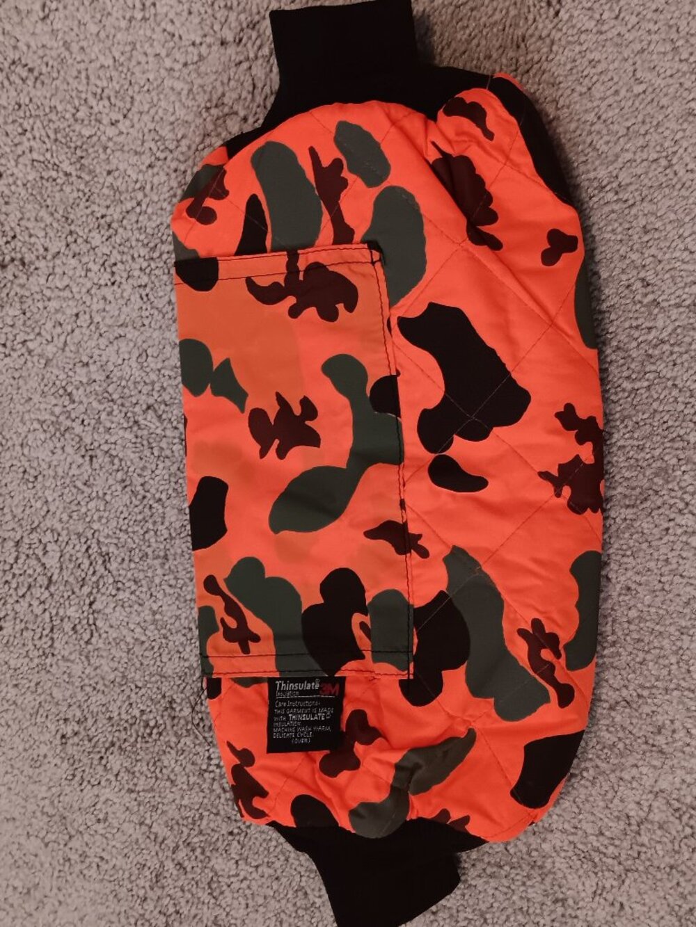 3M Thinsulate Hand Muff – Orange Camo Insulated Hand Warmer